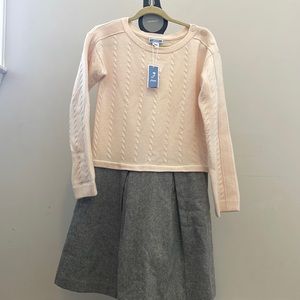 Jacadi Paris Pink and Grey Dress